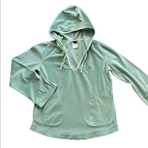 PATAGONIA vintage Velour green pullover women's size large